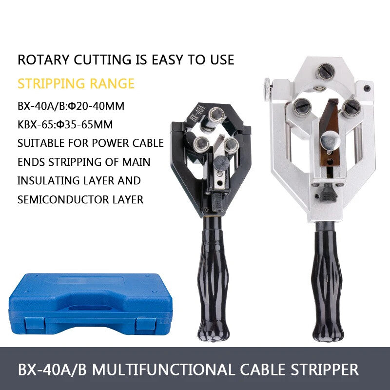 ya 26 7.28.2 Multi-function Wire Stripper BX-40 Cable Stripper 10KV Insulated Wire Overheada