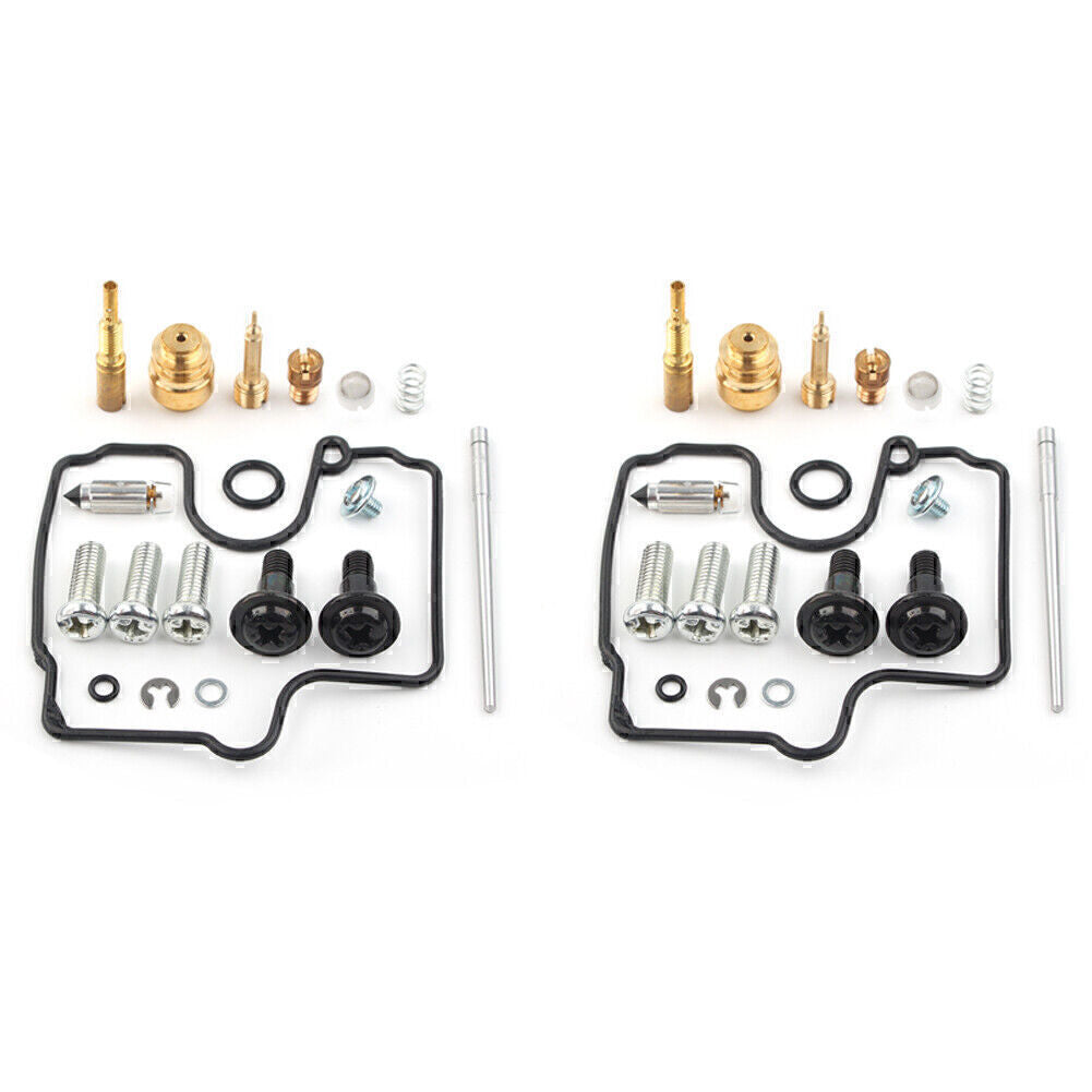 ya 4 6.17 Carburetor Gaskets Jets Rebuild Repair Kit 2Set for Suzuki SV650 SV650S SV 99-02
