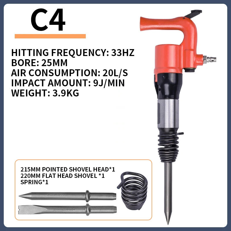 ya 26 7.28.2 Pneumatic Wind Pick C4/C6 Wind Shovel Pick Drill Pneumatic Chisel Stone Crushera