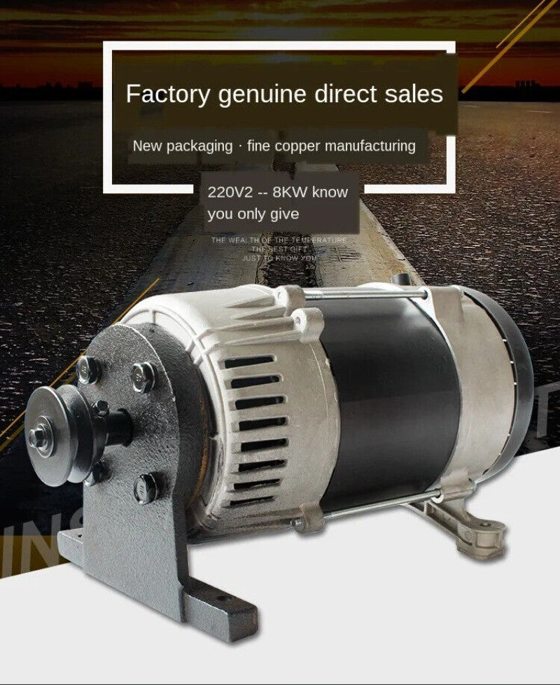 Diesel Gasoline All Copper Pulley Generator 3.0kw Single-item 220V Household NEW