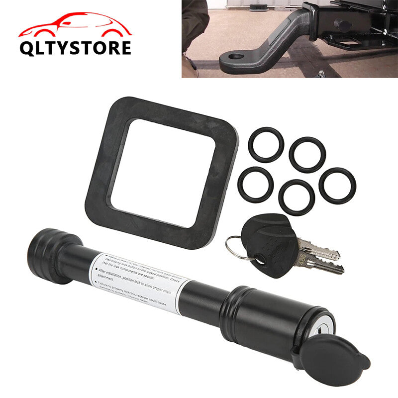 ya 2 6.26.2 5/8 Trailer Hitch Pin Lock 2 Keys for RV Truck 2 Receiver with 2 Silencer Pad