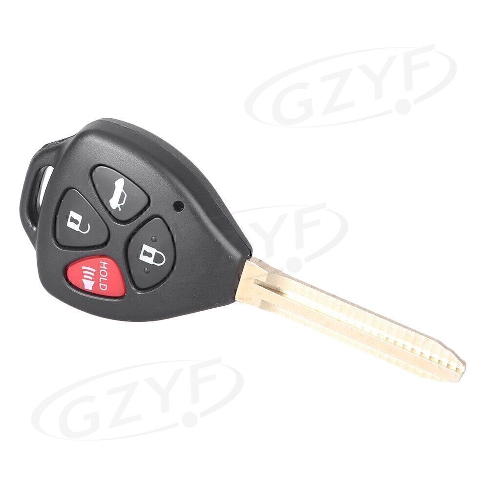 ya 10 5.28 Remote Uncut Blank Key Fob Keyless Entry Shell Case for Toyota for Corolla for AVALON