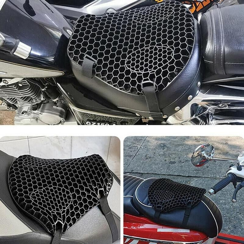 ya 5 8.7 Motorcycle 3D Mesh Fabric Comfort Honeycomb Gel for Seat Cushion Cover p