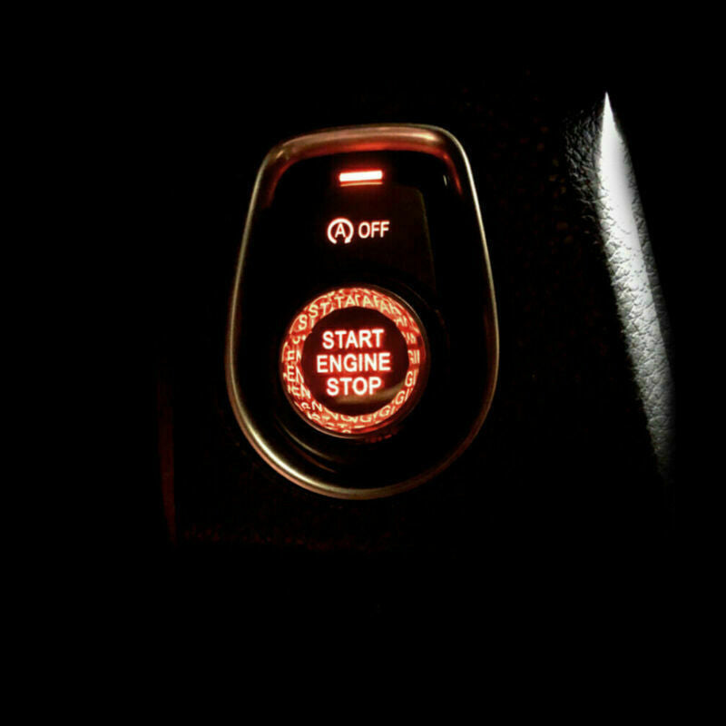 ya 1 8.5.4 Black Start Stop Engine Button Switch Cover Crystal For F Chassis F30 F10 F9