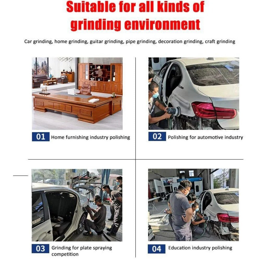 ya 17 Dry Sander Dust ee Sanding Machine Pneumatic Car Grinding System Sander