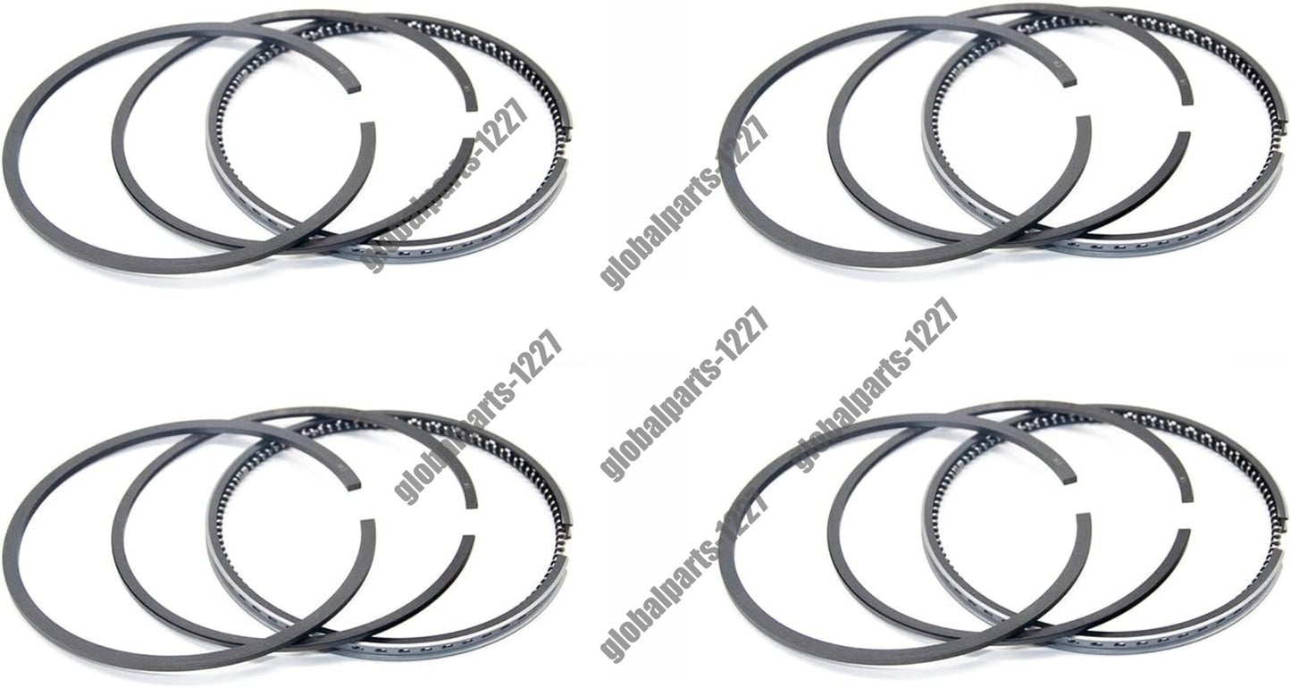 ya 9 6.5.3 Piston ring 4 units 1 set for Yanmar engine 4TNV98T Komatsu engine S4D98E