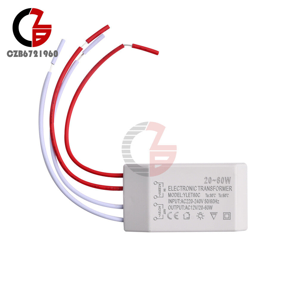 ya 14 20-60W 220V To AC12V LED Halogen Lamp Light Electronic Transformer Adapter