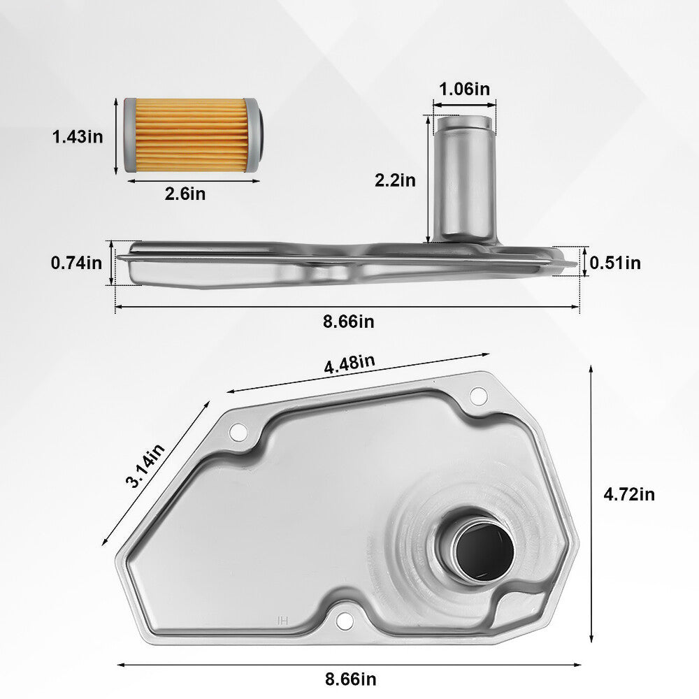 ya 1 8.5.1 JF015E RE0F11A CVT Transmission Oil Filter with Disc Gasket for SENTRA VERSA