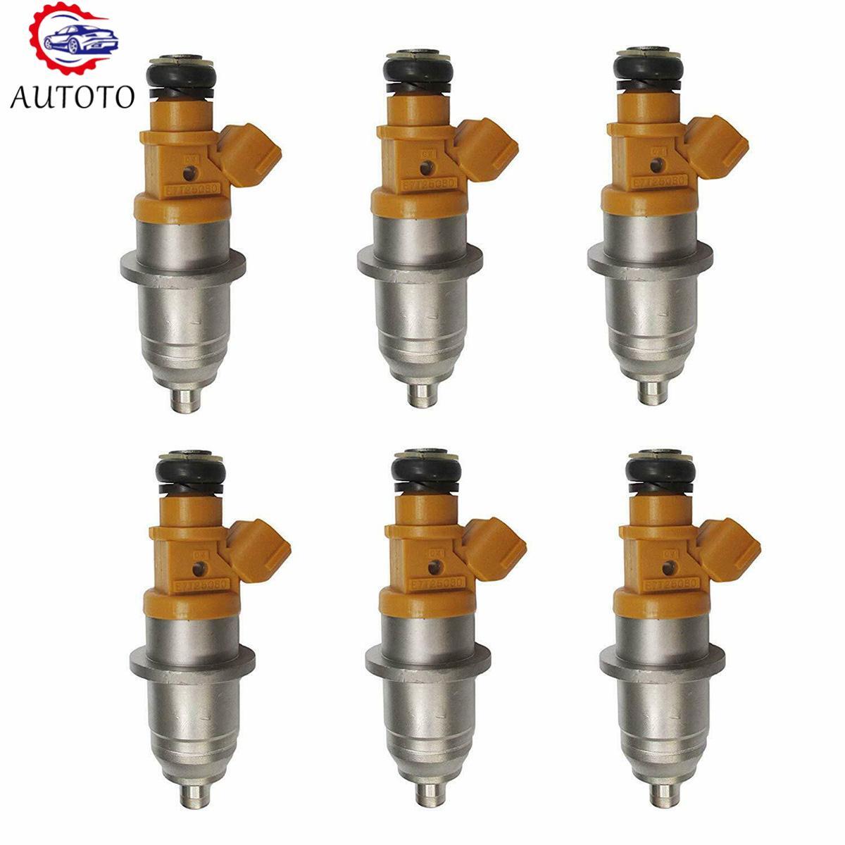 ya 27 7.20 6pcs Fuel Injectors 60V137610000 Fits for Yamaha Outboard HPDI 250 300HP 2003-Up