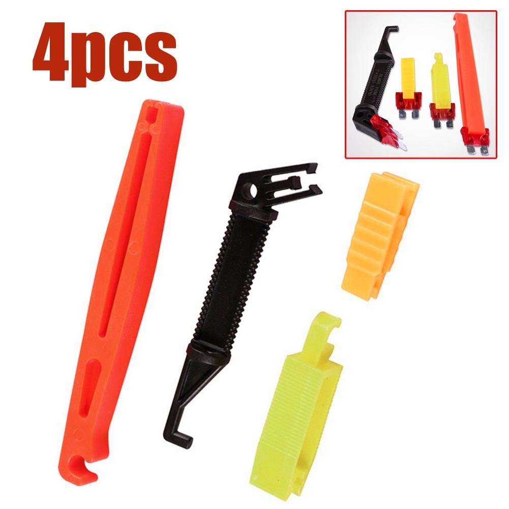 ya 5 8.7 Practical Fuse Puller Fuse Clip 4 Pieces Accessories Accessory Automobile