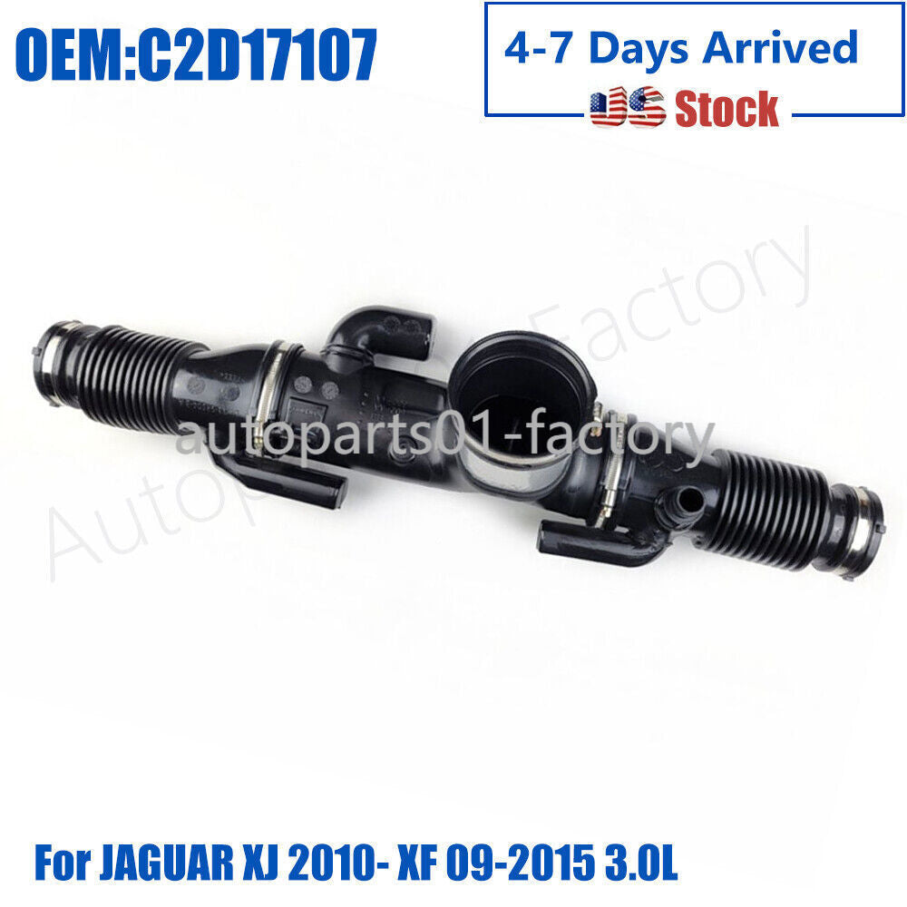 ya 1 7.2 C2D17107 New Engine Air Intake Hose for Jaguar XJ 2010- XF 09-2015 3.0L