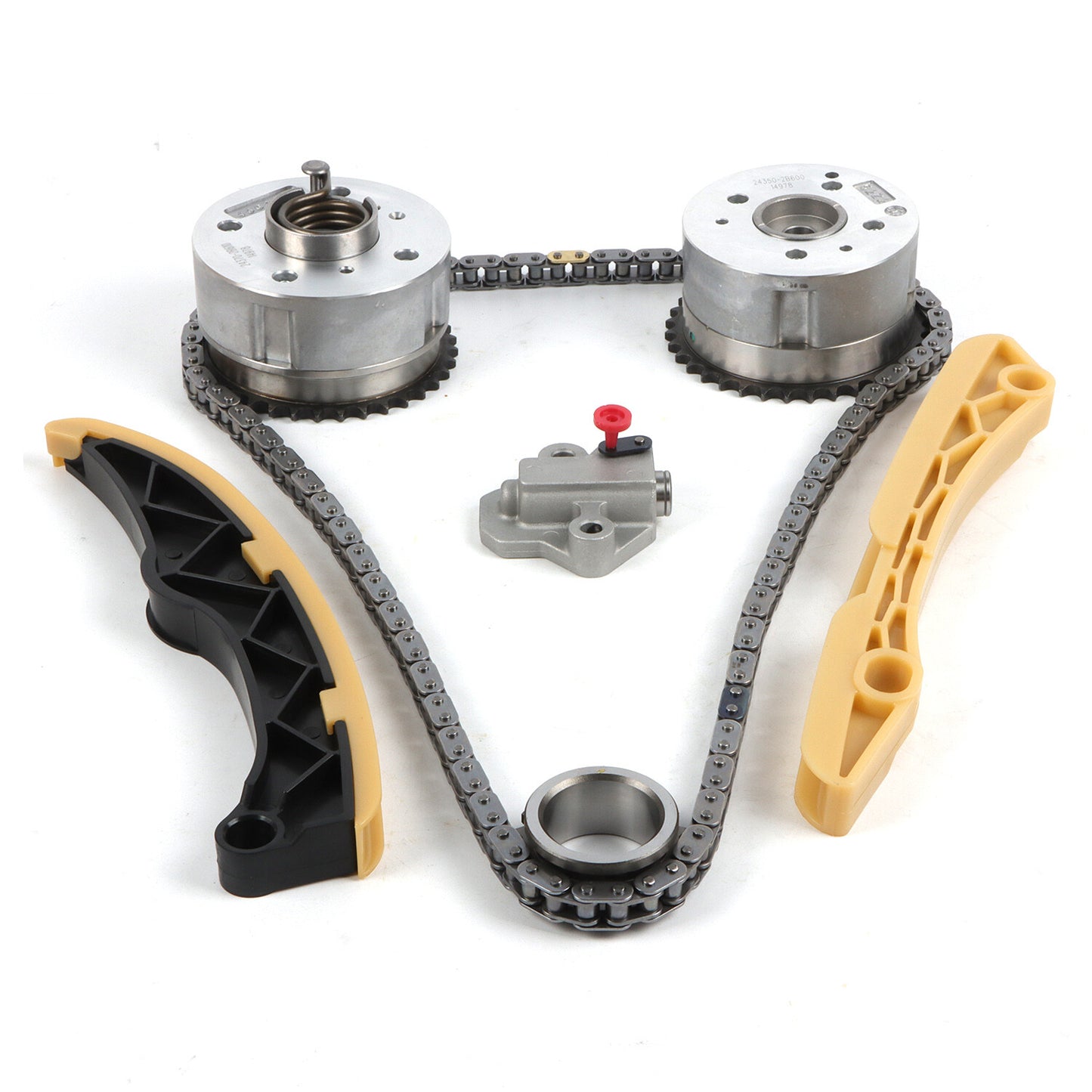 ya 9 6.5.2 Pair VVT Gear Timing Chain Kit for Hyundai Accent for Kia SOUL RIO FORTE5 OPTIMA