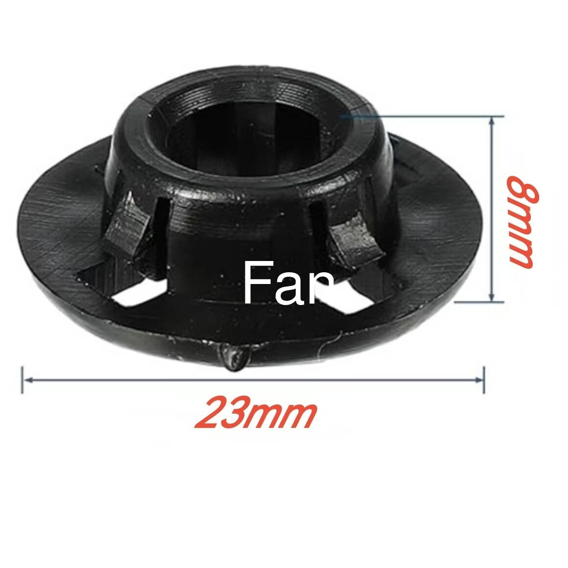 ya 5 8.7 Hood Support Rod Grommet + Clip for Nissan Qashqai Xterra 65722EB300 657732J000