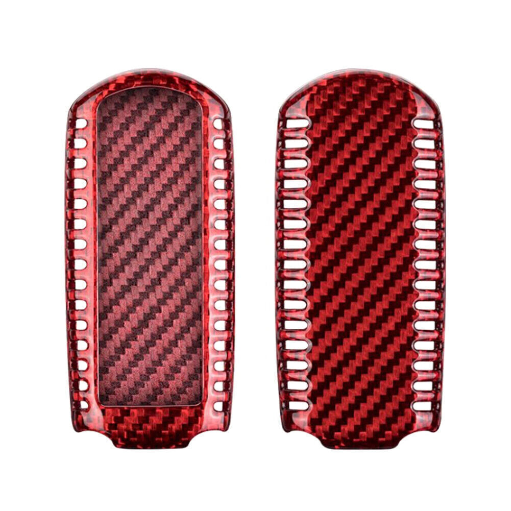 ya 5 8.7 Remote Key Fob Cover Fit for Mazda 2 3 5 6 CX-3 CX-5 CX-9 2009- Carbon Fiber Red wa