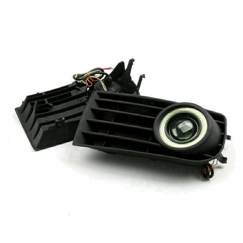ya 1 8.5.3 Front Grilles Angel Eyes Fog Lights Lamps for VW for Golf 5 MK5 Rabbit 2003-2009