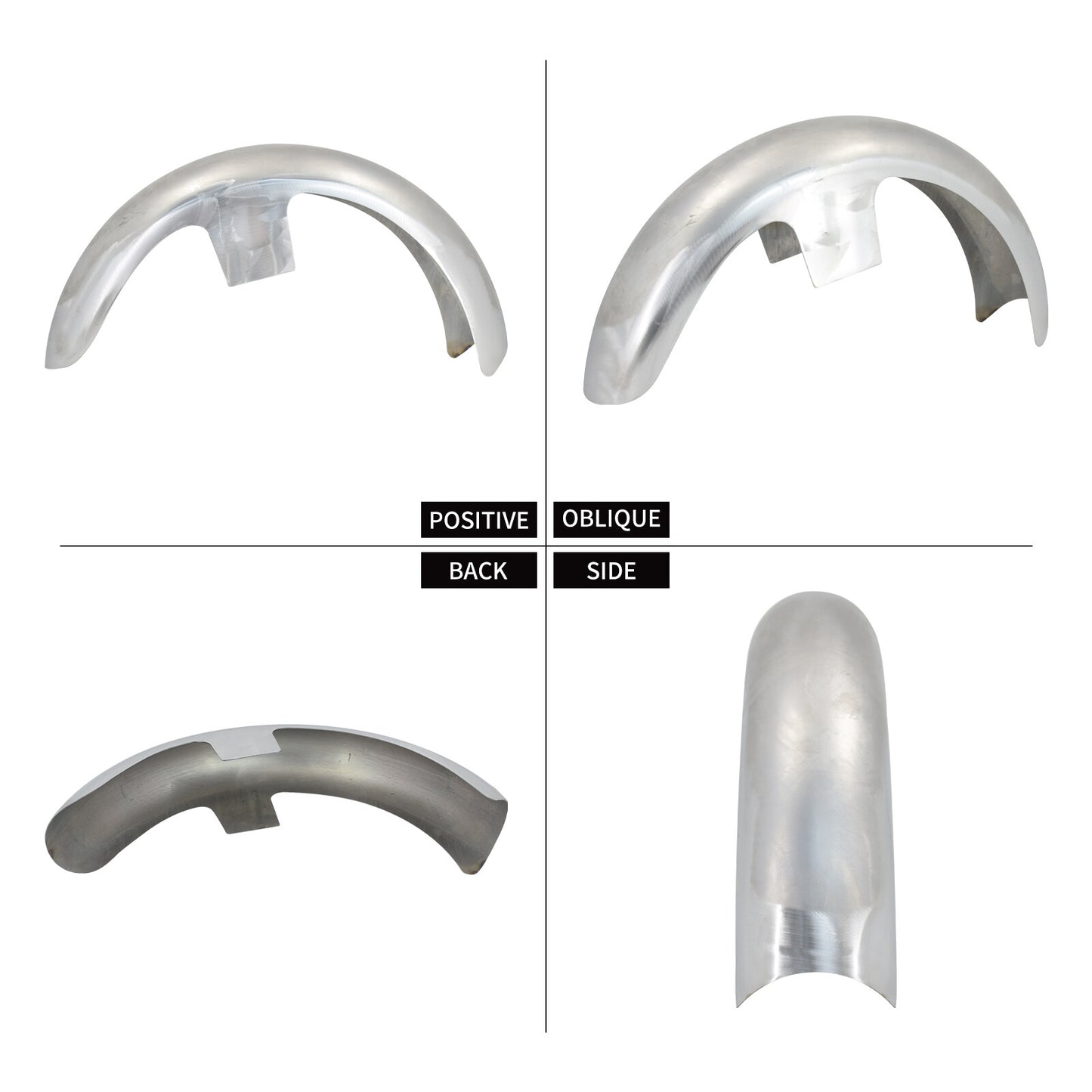 ya 5 8.7 120 R21 Wrap Front Unpainted Fender Fit for Harley Touring Glide FLH 1986-later