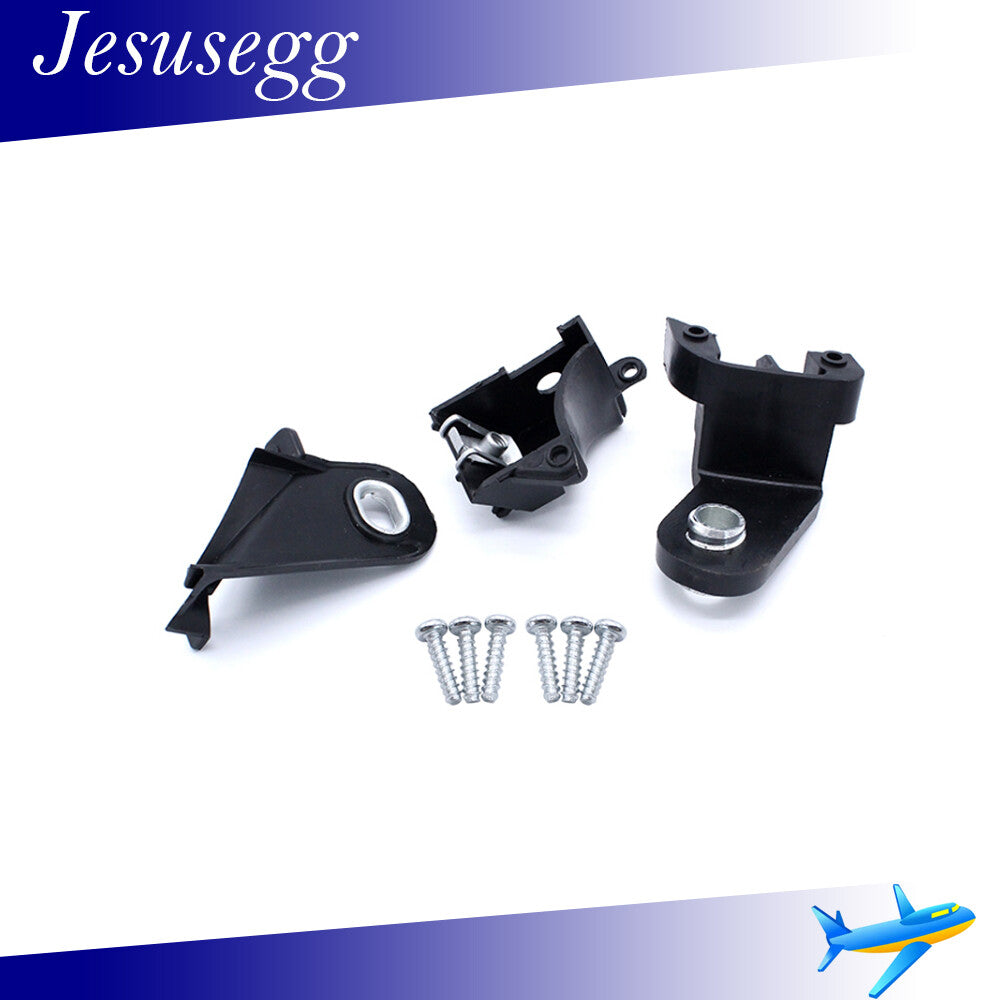 ya 4 6.22 Headlight Bracket Repair Kit Black for Fiat 500 & 500 for Abarth 51816681