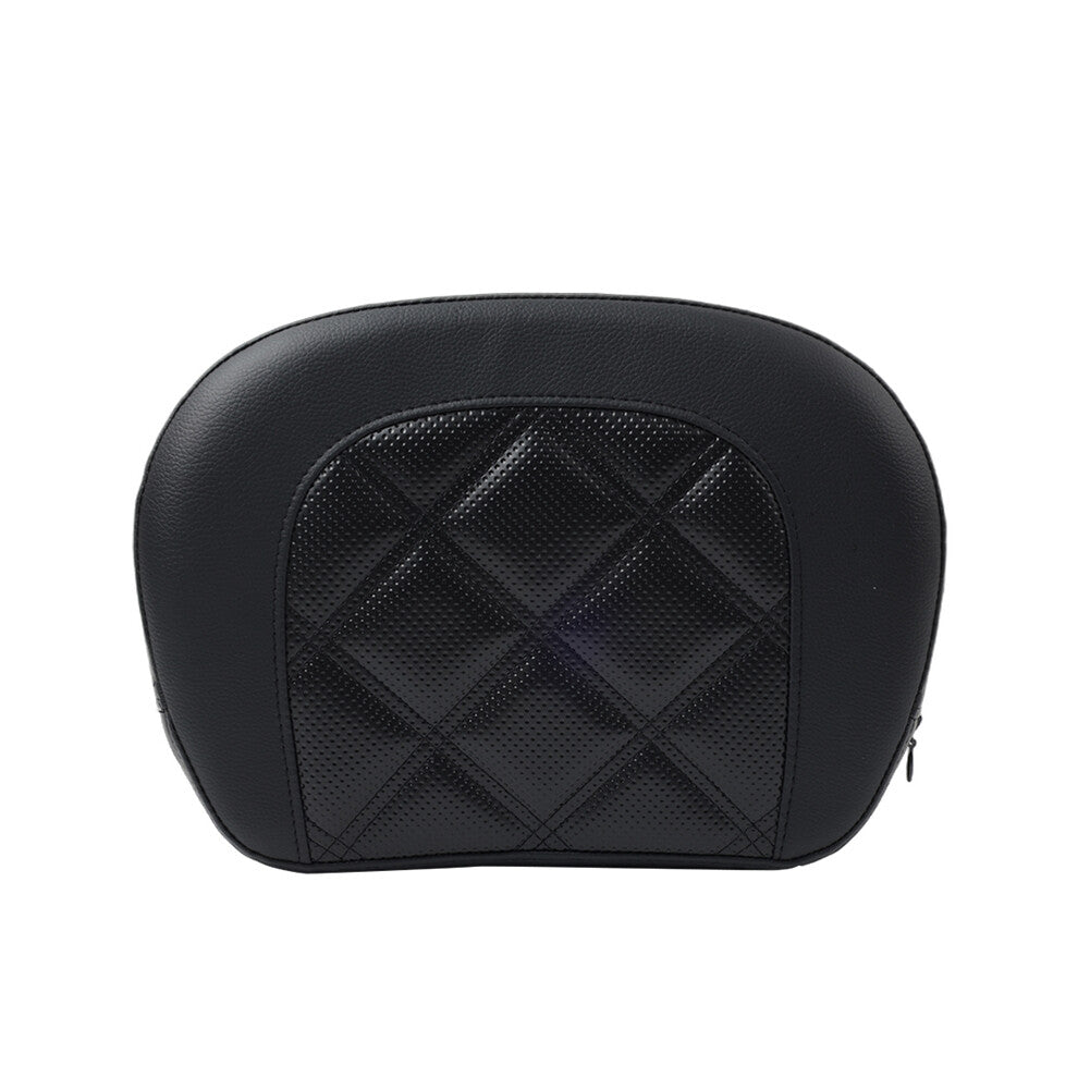 ya 3 6.25.3 Black Stitching Passenger Sissy Bar Backrest Pad Bracket for Harley Street Glide