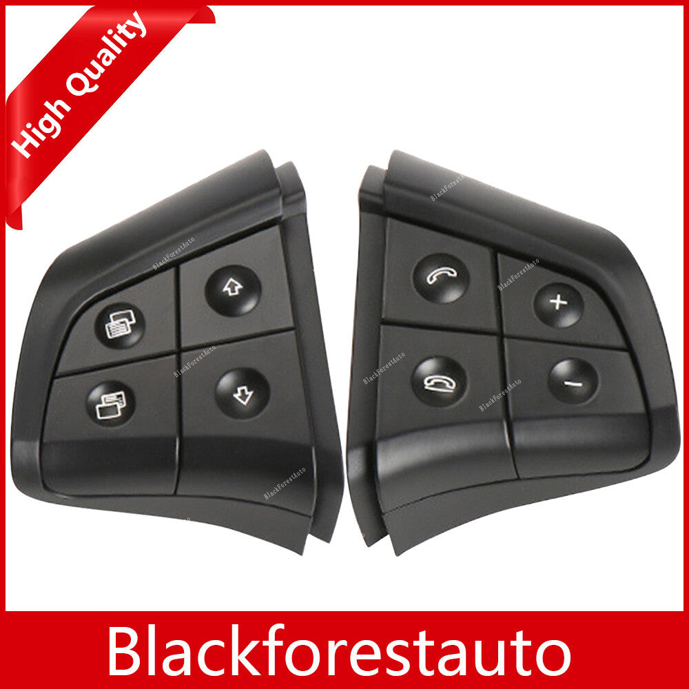 ya 13 Qty 2 Fit for Mercedes-Benz W164 W251 W245 Steering Wheel Switch 4 Button Black