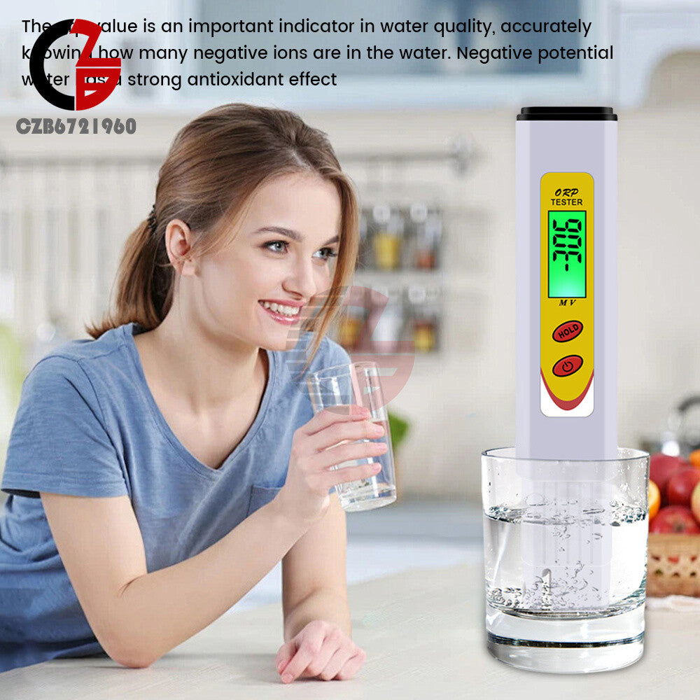 ya 26 Portable ORP Meter Water Quality Test Meter Pen Oxidation Reduction Redox Meter