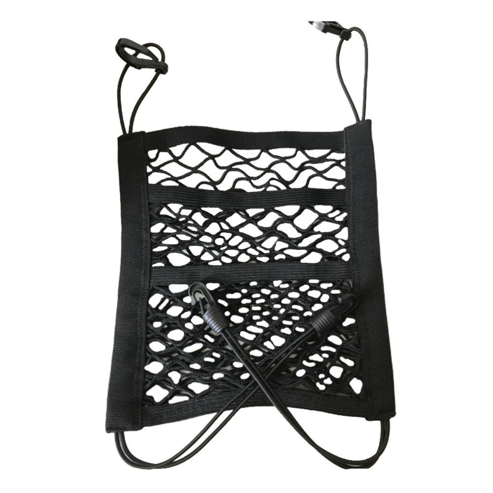 ya 5 6.16.2 3 Layer Storage Bag Mesh Car for SEATback Organizer Net Armrest for SEATs