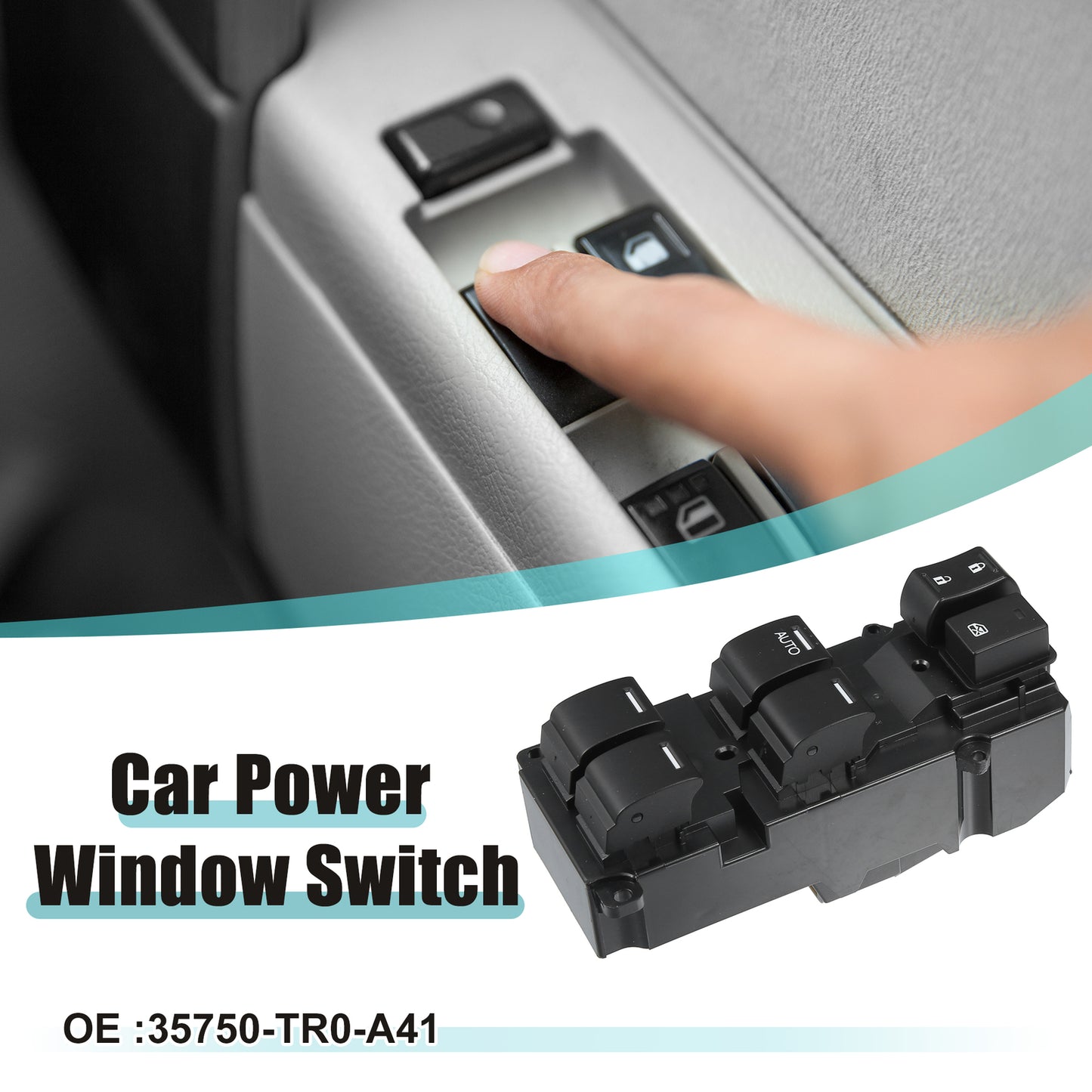 ya 1 8.5.3 Left Driver Side Power Window Switch for Honda Accord 2014-2015 35750-TR0-A41