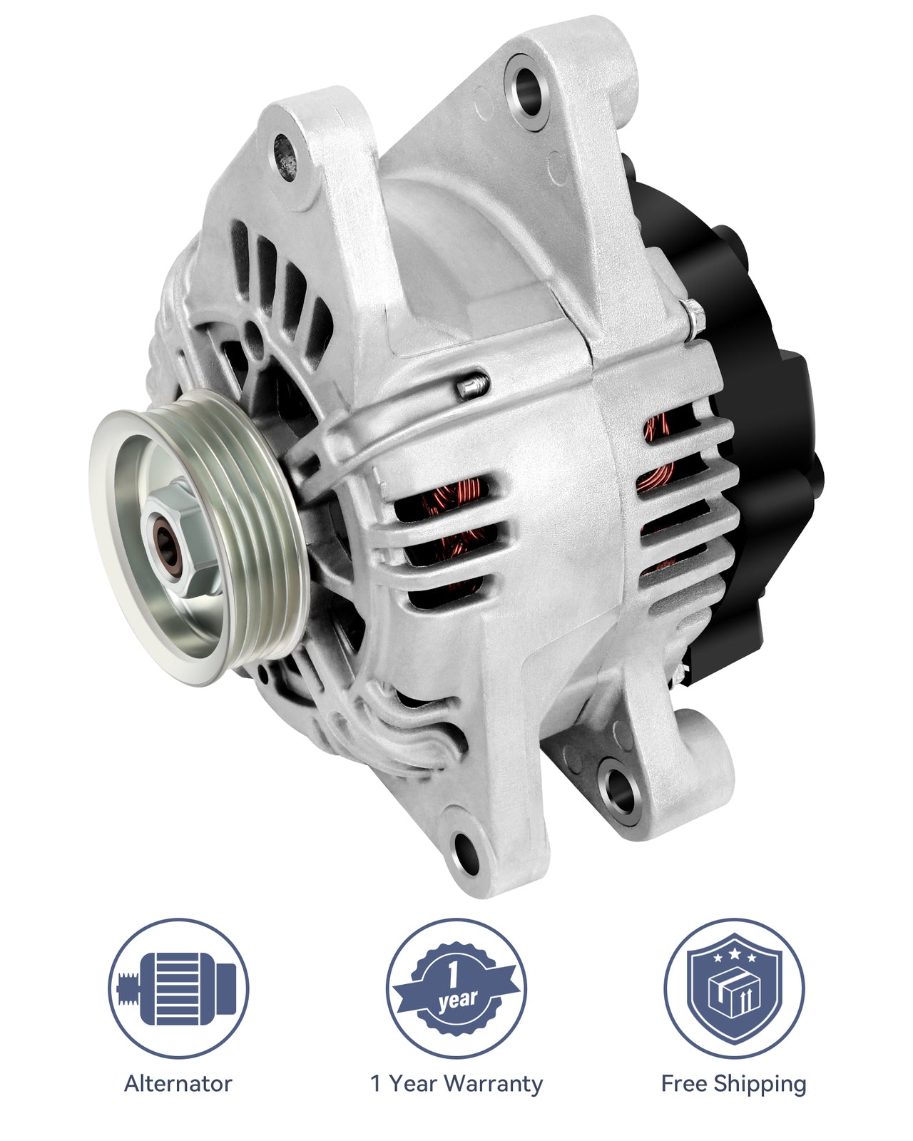 ya 27 7.2 Silver Alternator 37300-39450 Fit for 2003-2006 for Kia Sorento LX EX Sport Utility