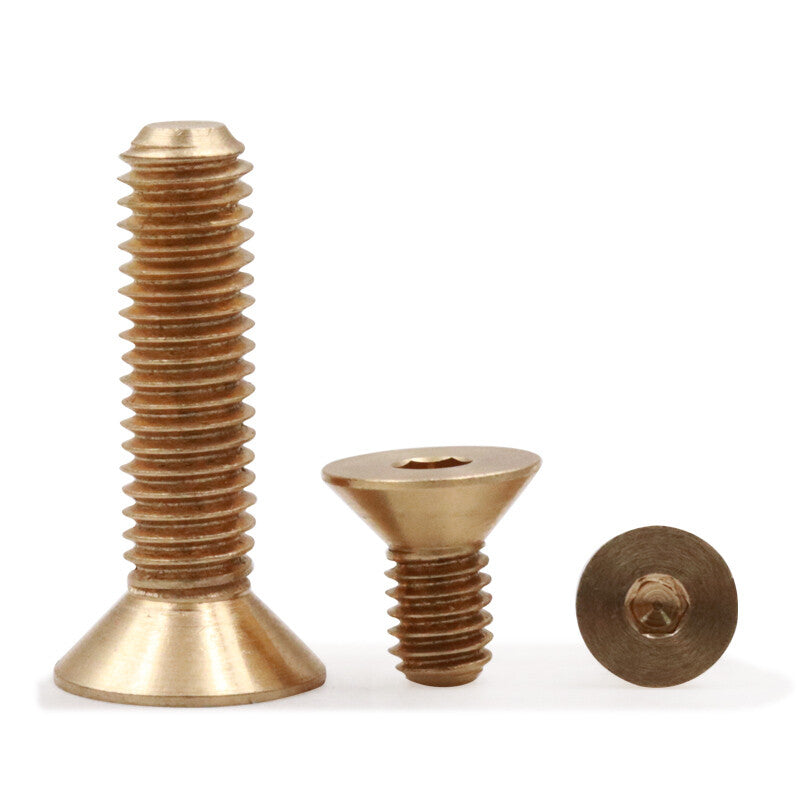 M3 M4 M5 M6 M8 Brass Allen Hex Socket Countersunk Flat Head Screws Hexagon Bolts