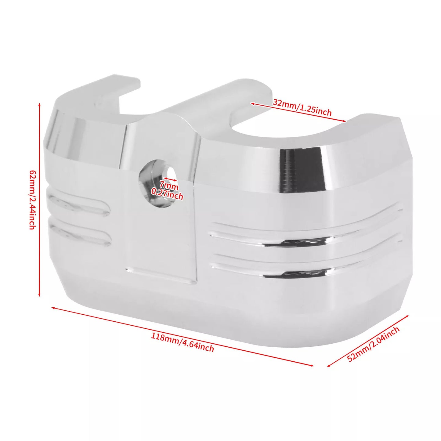 ya 2 6.27 Chrome CNC coil protective cover suitable for Harley Softail Breakout Street Fat Bob 2018-2024