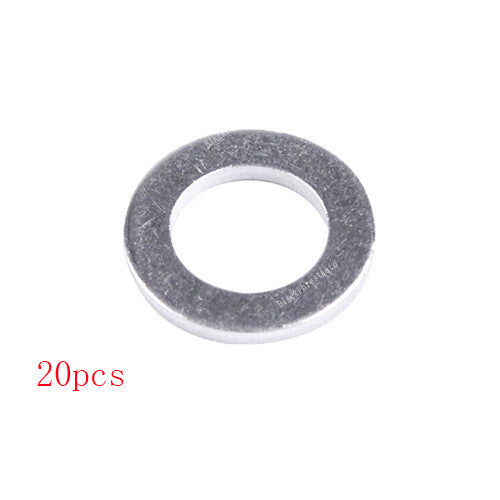 ya 12 5.21 20x Engine Fuel Crush Washers Silver Drain Plug Gasket Seal 11.9mm ID. 19.7mm OD