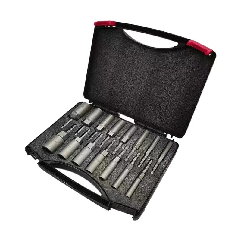 ya 25 Power Nut Driver Set 1/4inch Hexago l Shank Quick Changing Nut Impact Driver