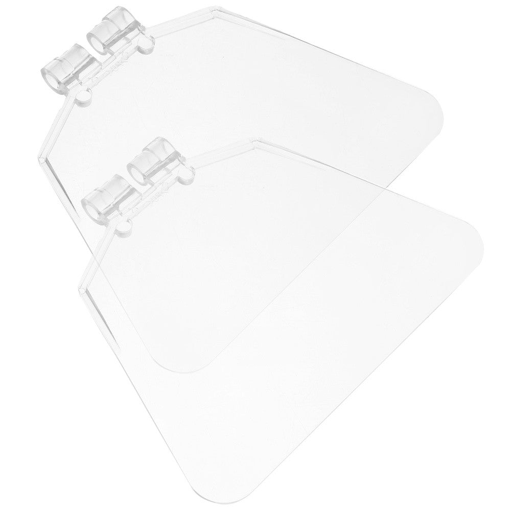 ya 17 2 Pcs Plastic Protive Sheet Man Adjustable Guard Storage Stand