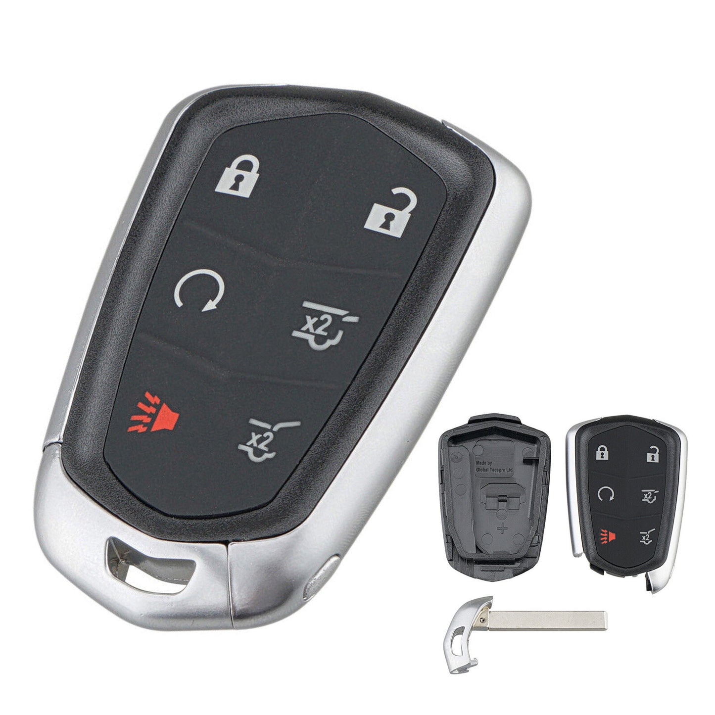ya 10 5.28 Suitable for 2015 2016 2017 2018 2019 for Cadillac for Escalade ESV remote key chain protective case ShelliM