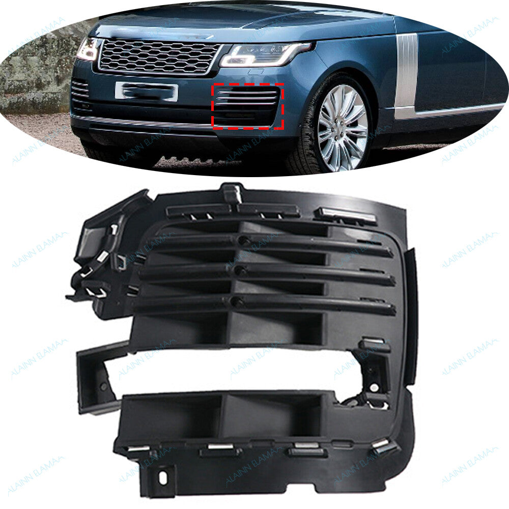 ya 27 6.18 Front Bumper Air Inlet Vent Base Grille r Fit For LR for Range Rover 2018-2021,Left