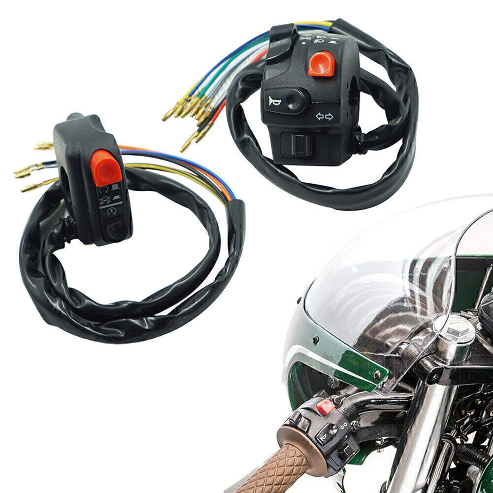 ya 1 7.4 7/8 Horn Button Turn Signal Electric Fog Lamp Start Handlebar Controller Switch