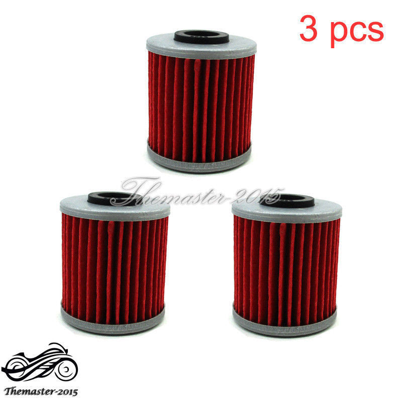 ya 1 6.30 3x Oil Filter for KAWASAKI KX450F 2016 KX250 2006 2007 2008 KX250F 2004 - 2015