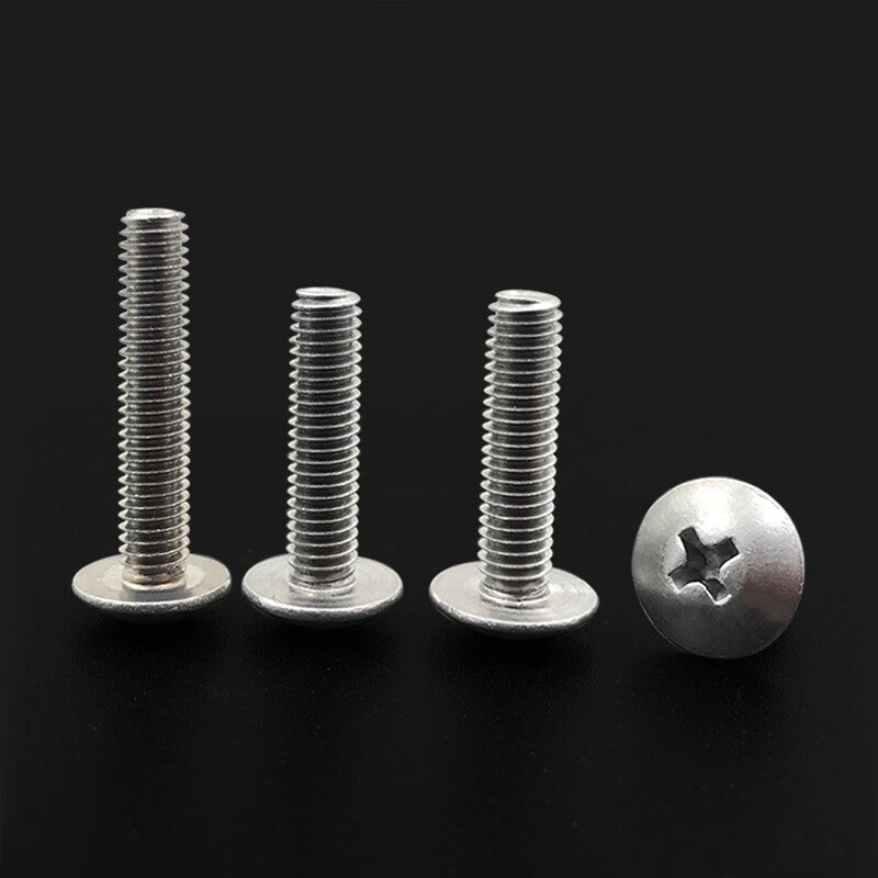M3 M4 M5 Aluminum Alloy 6063 Phillips Cross Truss Head Machine Screws Bolt