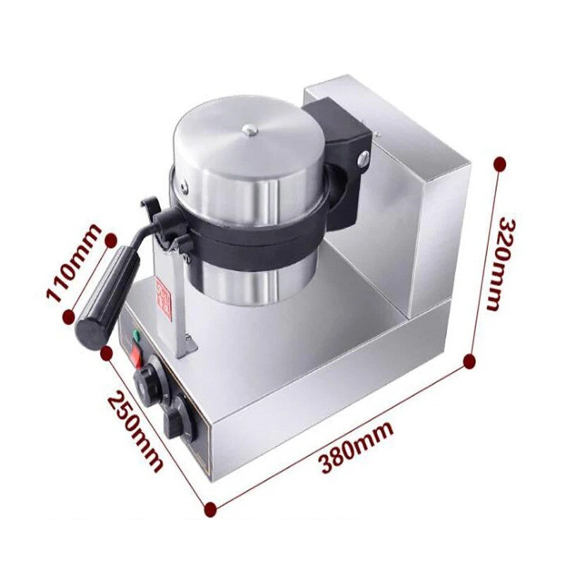 ya 25 Electric Waffle Baking Machine Double-sided Heating Single-head Rotating FY2205A