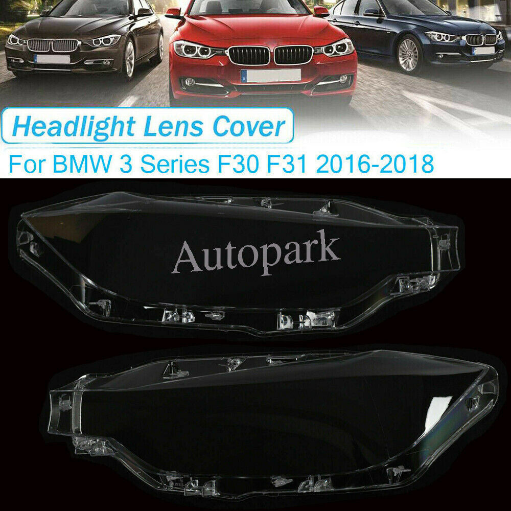 ya 13 5.27.2 Headlamp Shell For 2016-2018 for BMW F30 F31 3Series Headlight Lens Cover Left+Right