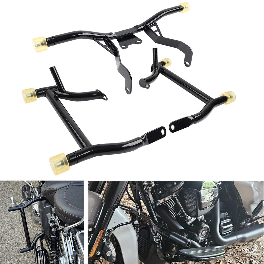 ya 27 7.20 Saddlebag Guard Front Engine Highway Crash Bar for Harley Road Street 14-24