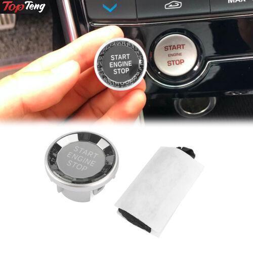 ya 1 8.5.1 Silver Engine Button Knob Switch Decor Cover for Jaguar XF XE F-Pace16-19