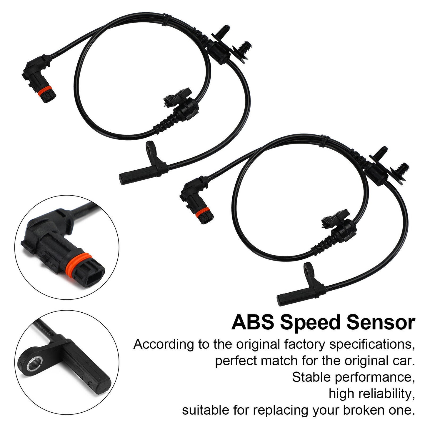 ya 1 8.5.2 2pcs Front Left&Right ABS Speed Sensor 4779244AB for CHRYSLER 300C for Dodge D