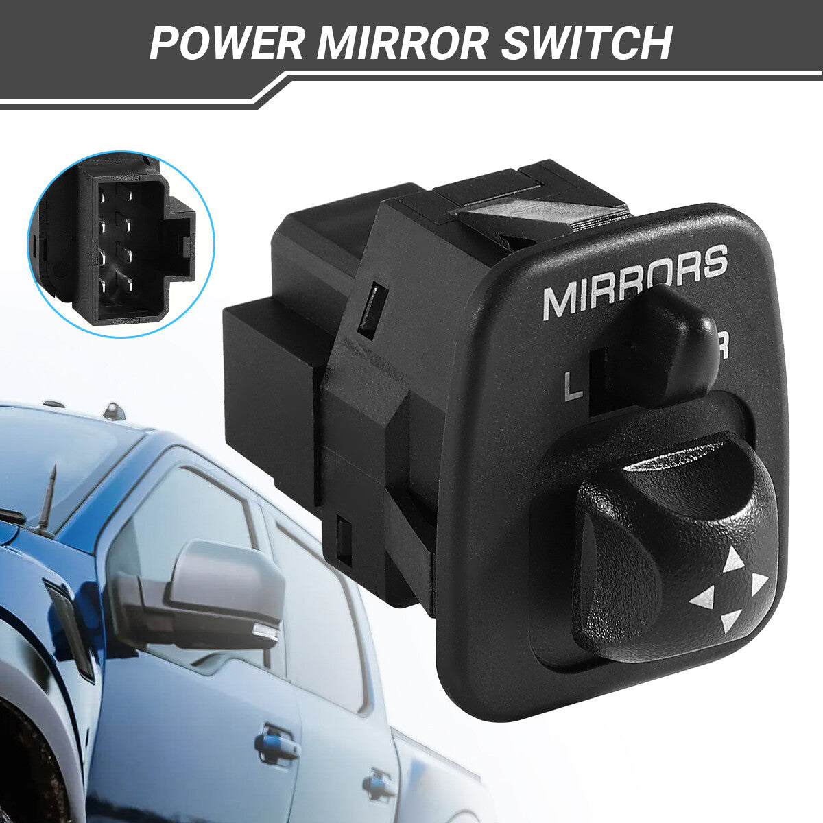 ya 1 8.5.1 Power Mirror Switch 901-319 For F-350 F450 Super Duty Excursion