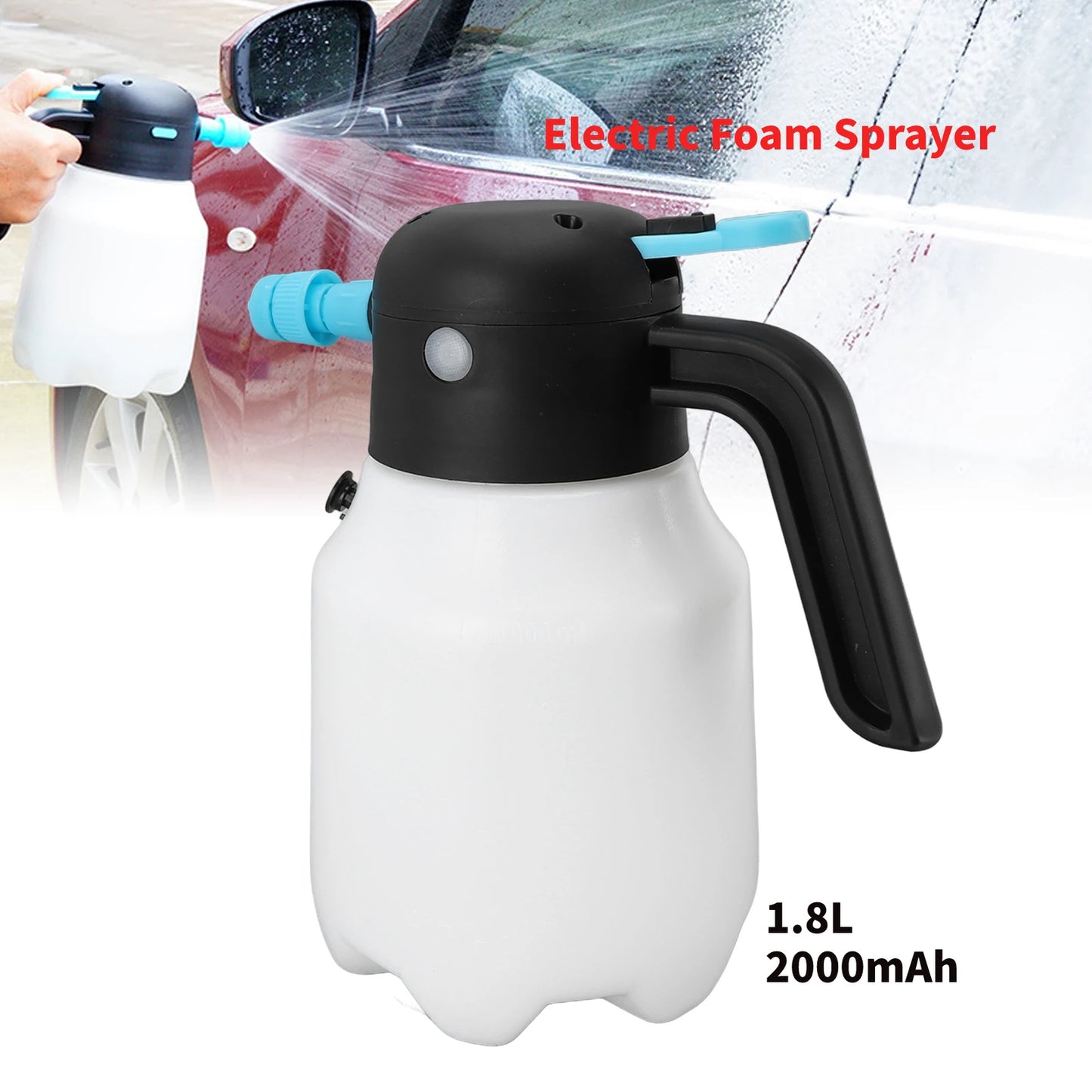 ya 17 Electric Foam Spray Bottle Foam Sprayer 2000mAh 1.8L Cordless Pressurized