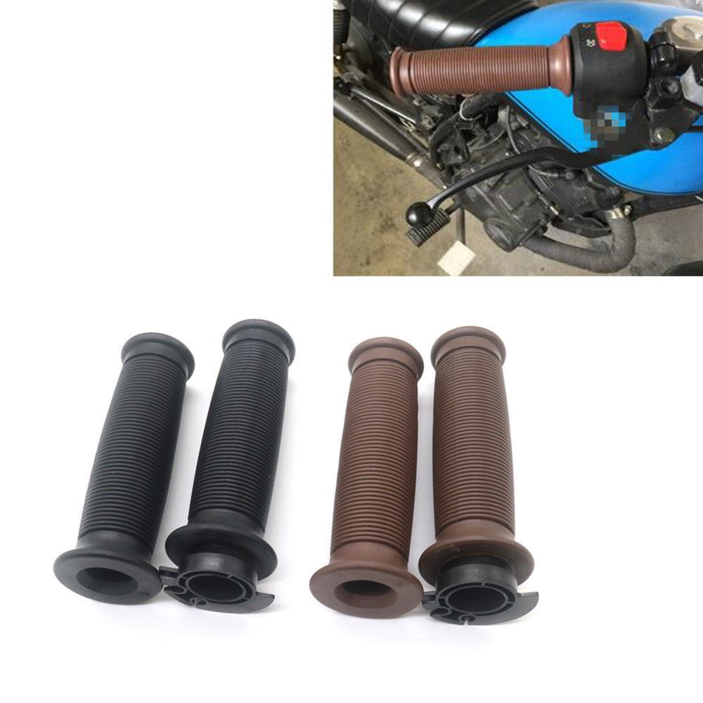 ya 2 6.26 7/8 22mm Motorcycle Handlebar Hand Grip Bar End For Cafe Racer Bobber Custom