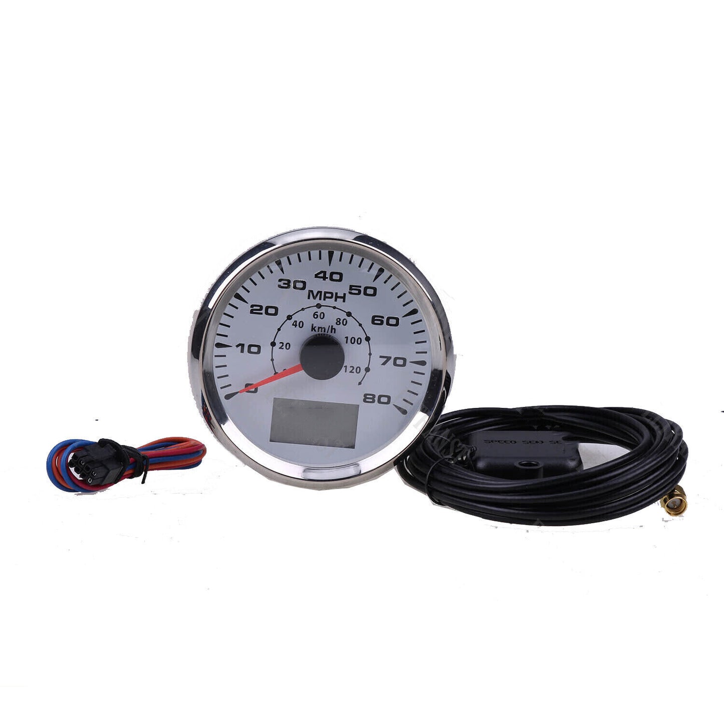 ya 2 6.26 85mm Universal Speedometer Odometer with ODO COG 80MPH 120KM/H Backlight Travel 7