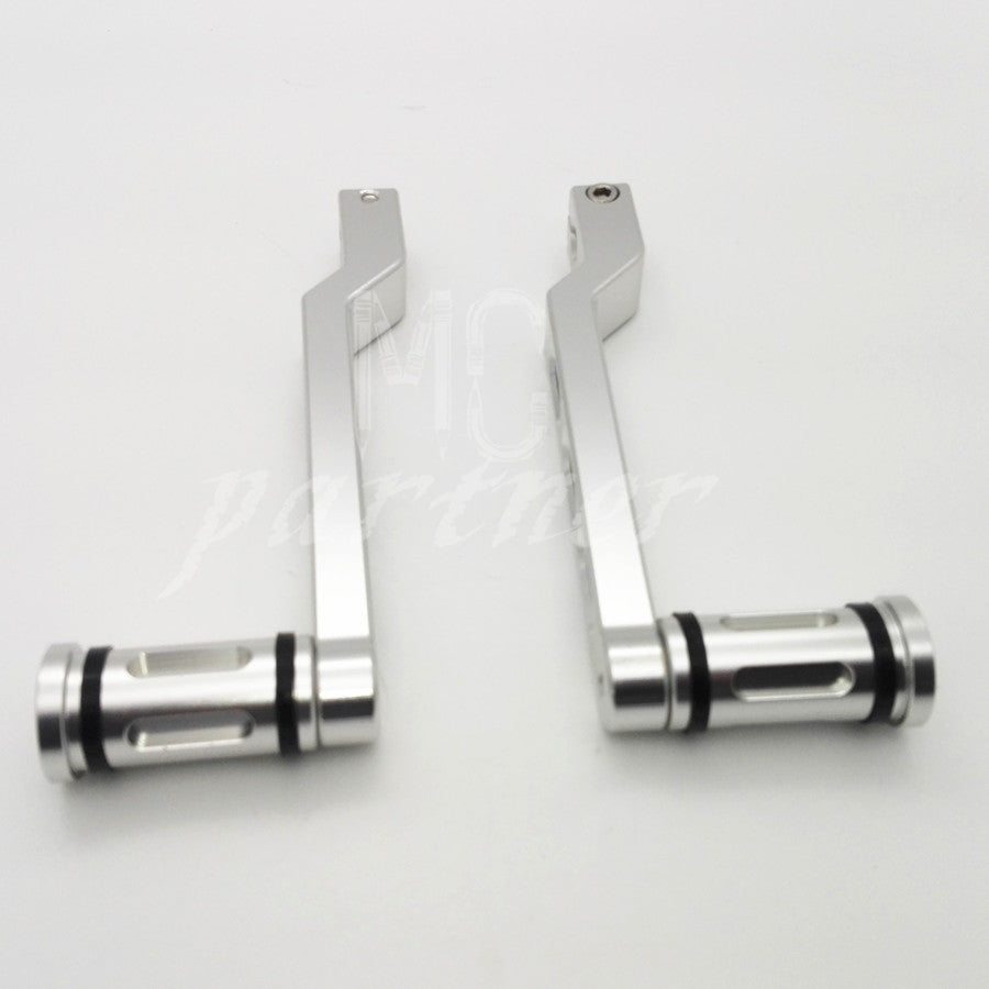 ya 5 8.7 Chrome Heel Toe Shift Lever W/ Shifter Peg for Harley Touring Softail Tri Glide
