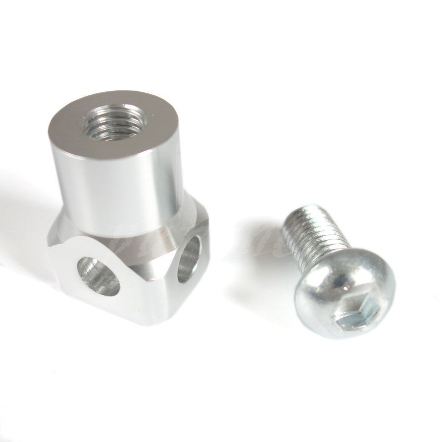 ya 4 6.22 Bottom Mount Motorcycle Headlight Light Bracket Holder Cruiser Chopper Custom