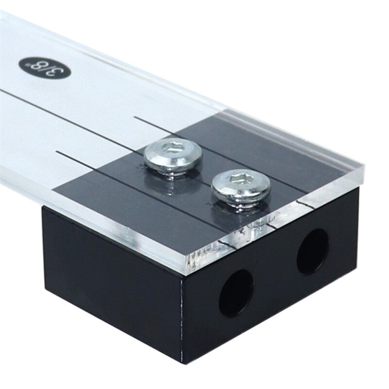 ya 17 Pocket Hole Jig Hole Locator DIY Woodworking Acrylic Doweling Jig