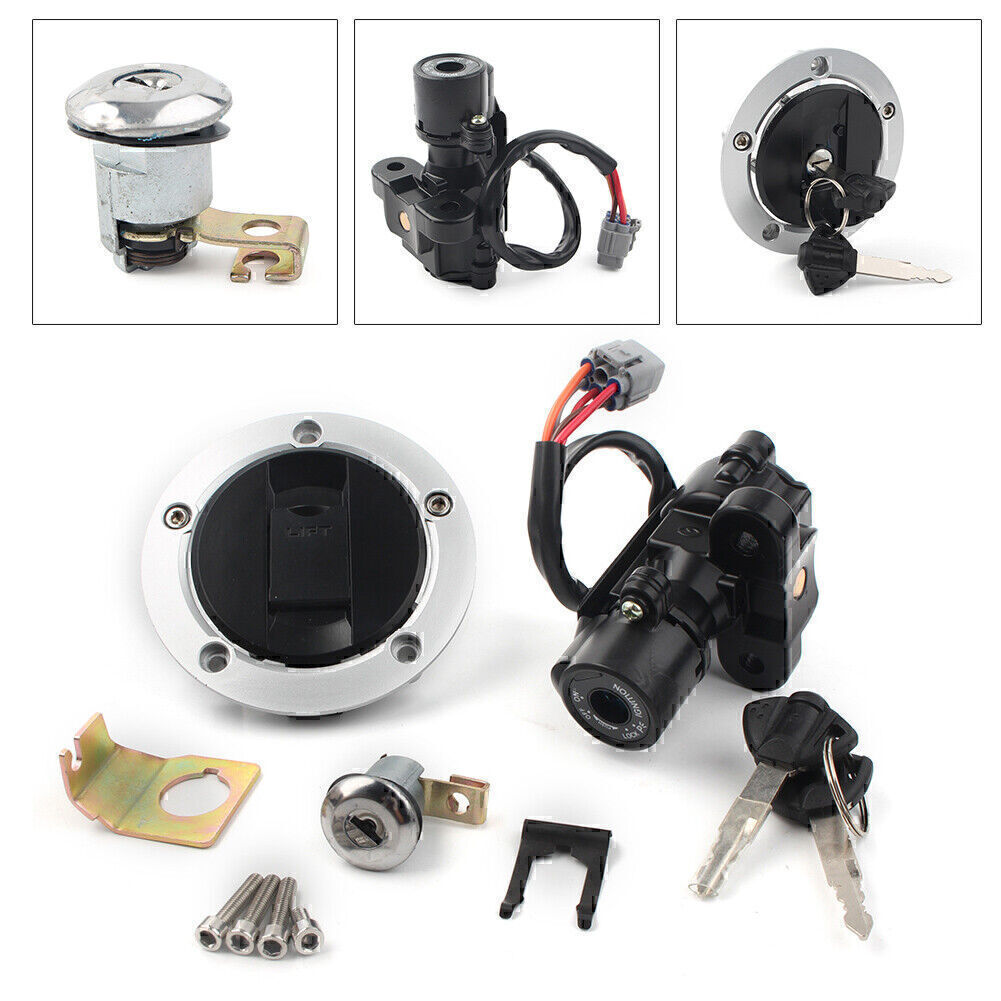 ya 1 7.4 Ignition Switch Lock Fuel Gas Cap Key Set Fit for Suzuki GSXR600 750 1000 2005-2017